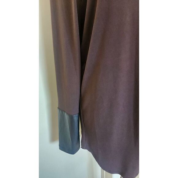Peter Nygard Knit Brown/Black Tunic Length Long Sleeve Pullover, NWT, M - Picture 2 of 10